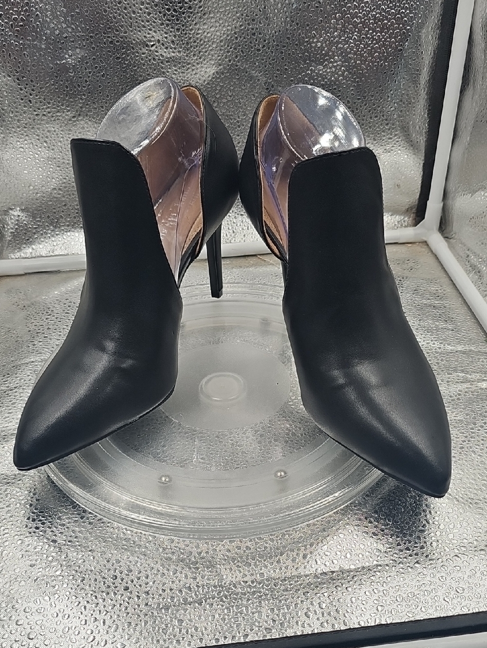 S Black Christian Sirano Heels Size 10 - Picture 6 of 8